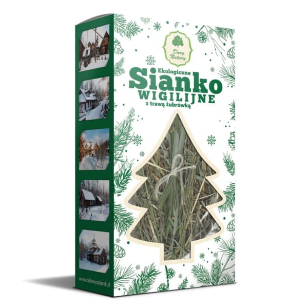 Foin de la veille de Noël avec de l'herbe de Żubrówka EKO DARY NATURY