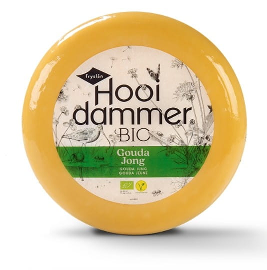 Gouda jeune (50% de matière grasse sur sec) BIO (environ 45 kg) - HOOIDAMMER
