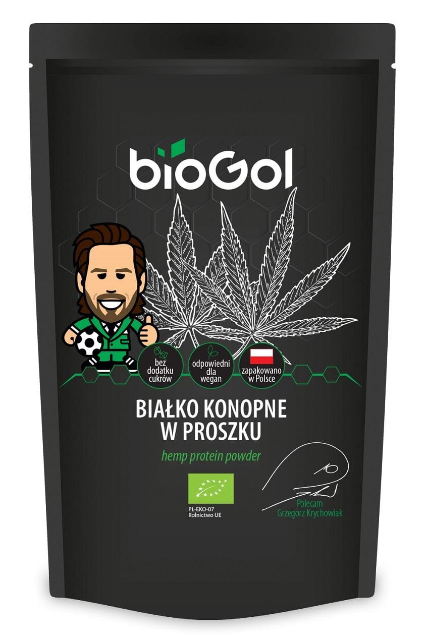 Poudre de protéine de chanvre BIO 500 g - BIOGOL