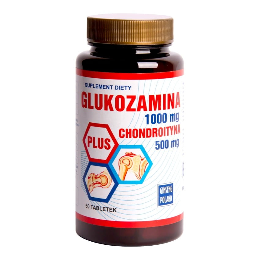 Glucosamine 1000mg + chondroïtine 500mg 60tabl. GINSENG