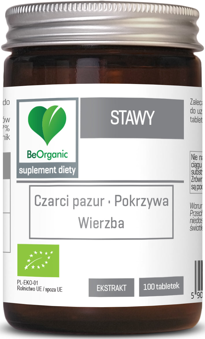 Comprimés pour articulations BIO 100 pièces (400 mg) - BE ORGANIC