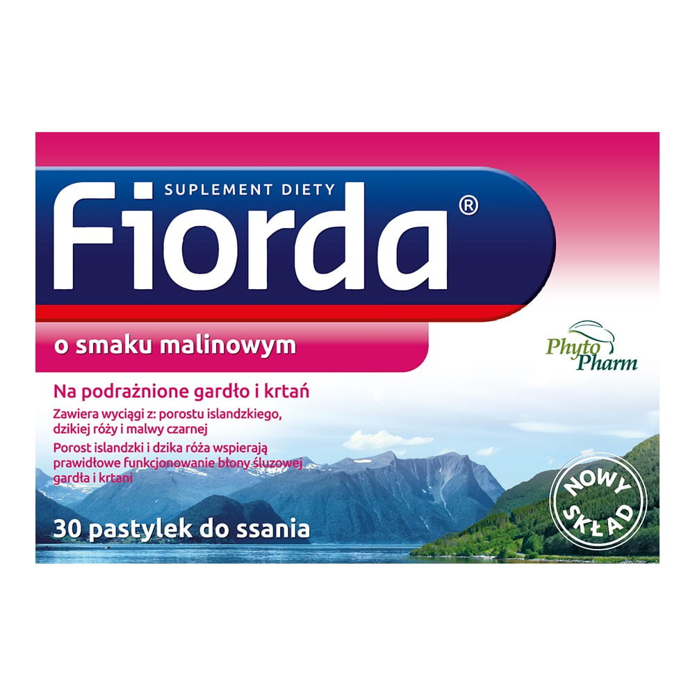 Pastilles saveur framboise 30 pièces - FIORDA