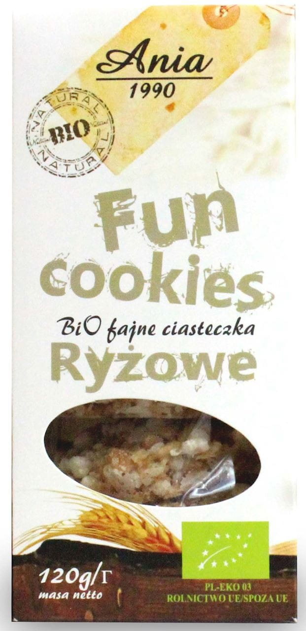 Biscuits fun au riz BIO 120 g - BIO ANIA