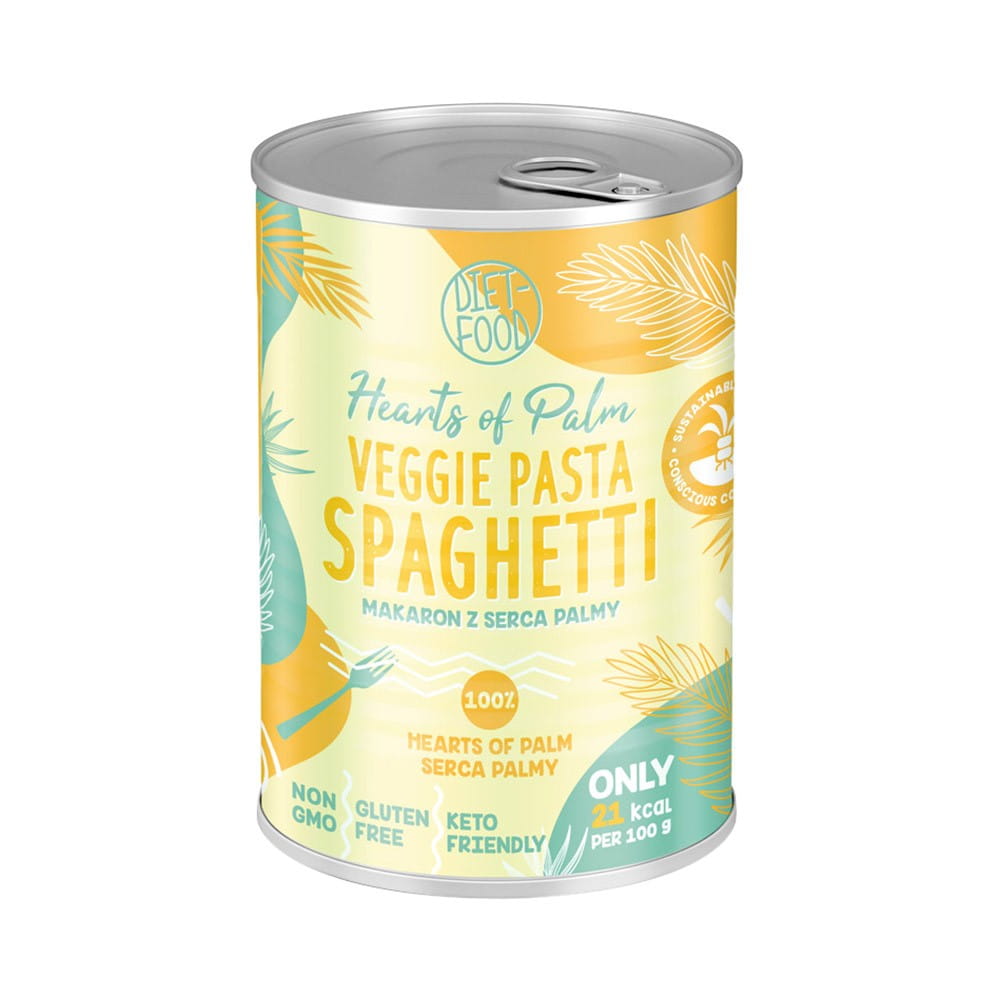 Pâtes spaghetti coeur de palmier 220 g - DIETFOOD