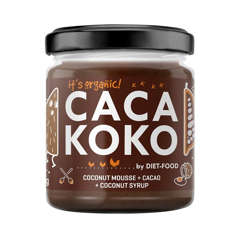 Crème de coco au cacao BIO cacakoko 200 g - DIETFOOD