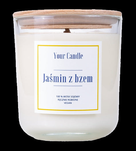 Bougie jasmin de soja et lilas 210 ml - VOTRE BOUGIE