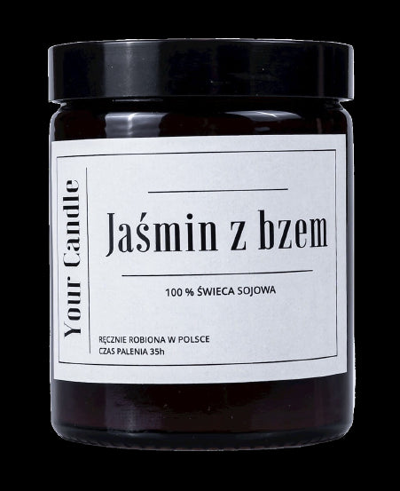 Bougie au jasmin de soja et lilas 180 ml - VOTRE BOUGIE