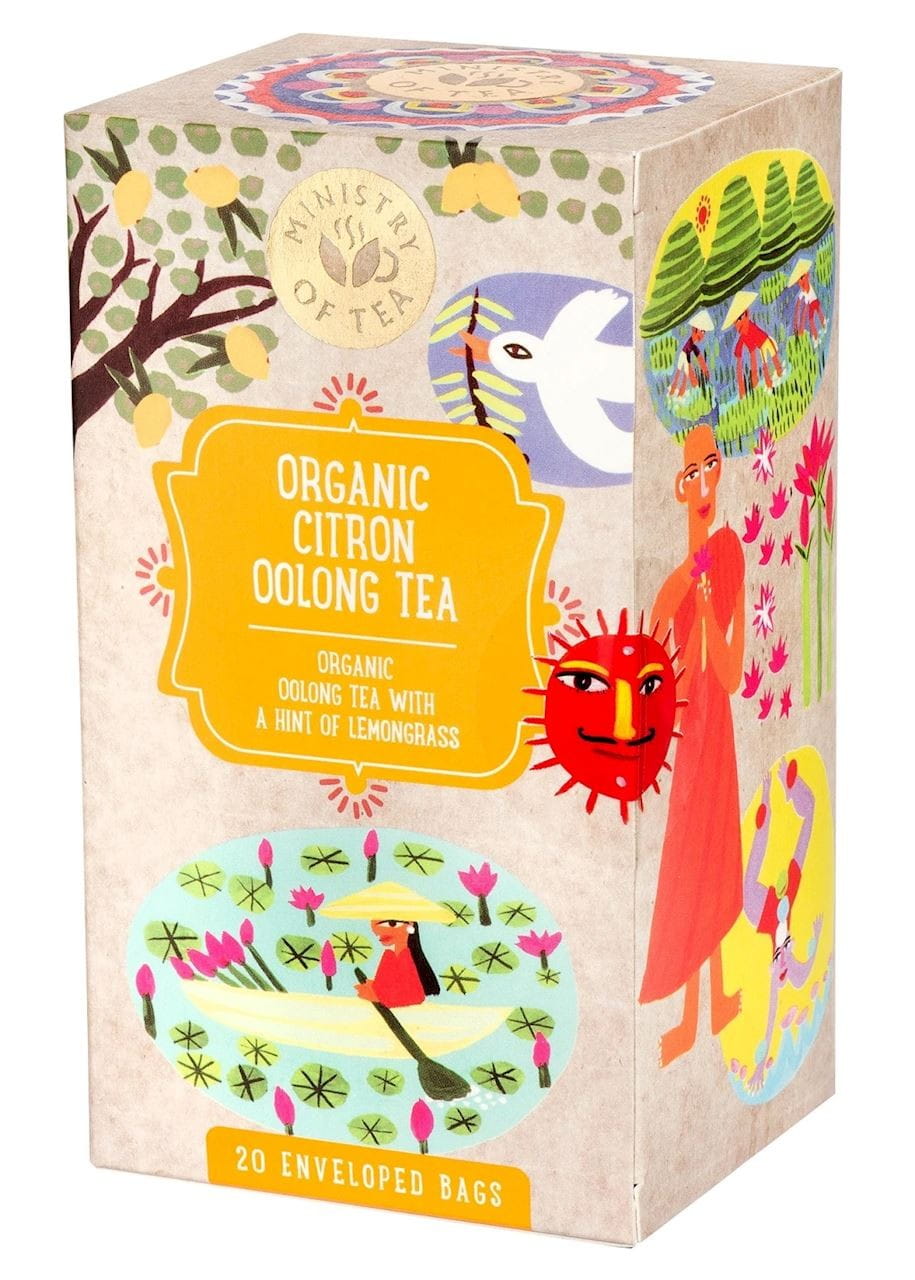 THÉ OOLONG CITRON (THÉ OOLONG CITRON) BIO (20 x 1,7 g) 34 g - MINISTÈRE DU THÉ