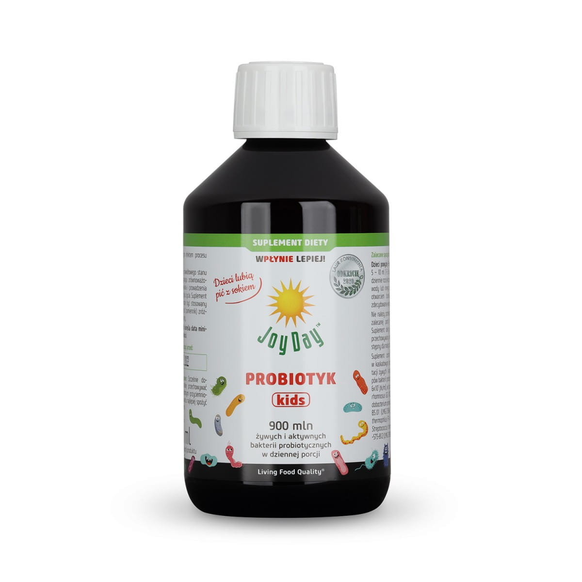 COMPLEMENT ALIMENTAIRE PROBIOTIQUE POUR ENFANTS A PARTIR DE 3 ANS SANS GLUTEN BIO 300 ml - JOY DAY