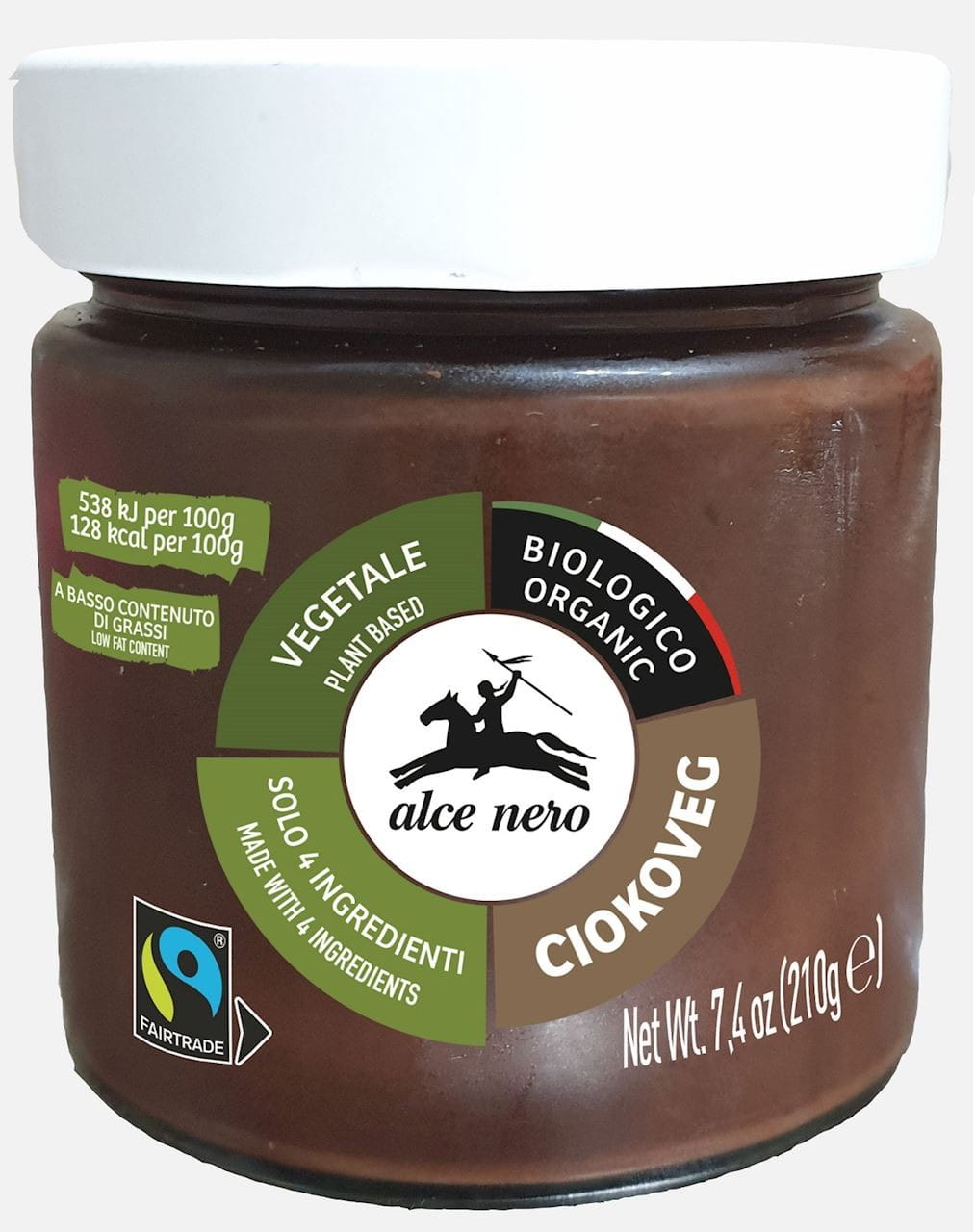 CRÈME DE HARICOTS ROUGES CACAO ÉQUITABLE BIO 210 g - ALCE NERO