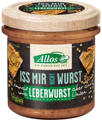 PÂTES VEGAN A'LA SAUCISSE LEBERWURST SANS GLUTEN BIO 135 g - ALLOS