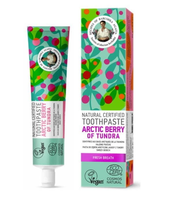 DENTIFRICE FRUITS DE L'ARCTIQUE SANS FLUOR ECO 85 g - RECETTES DE GRAND-MÈRE AGAFI - AGAFI