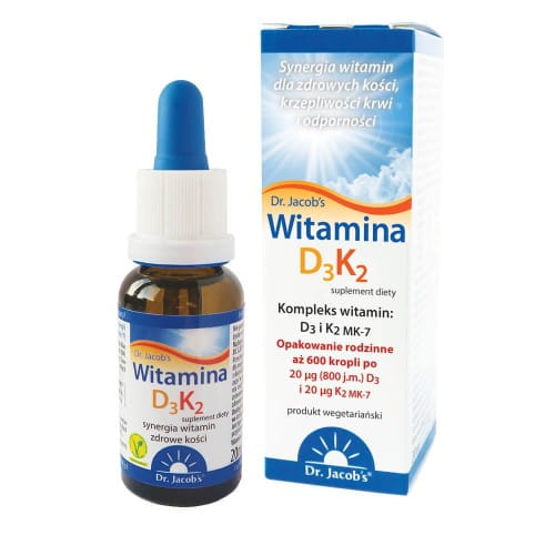 Vitamine D3K2 20ml Dr. de Jacob