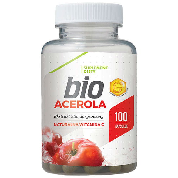 Acérola naturel BIO Vitamine C 500mg extrait standardisé 100 gélules HEPATICA