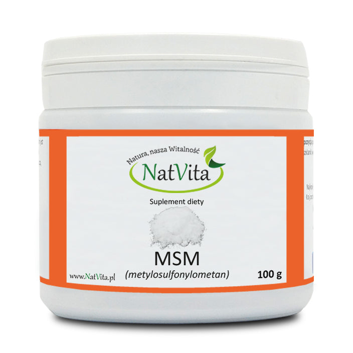 Composé de soufre organique MSM 100g NATVITA