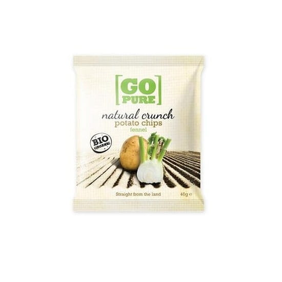 Chips de fenouil sans gluten BIO 40 g GO PURE