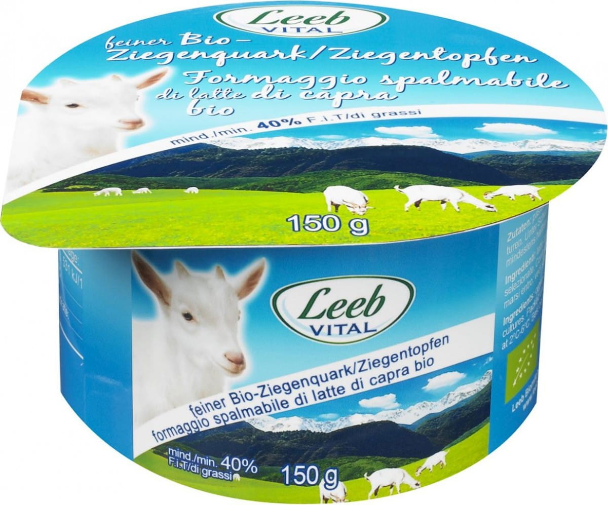 Caillé de chèvre 40% BIO 150 g - LEEB VITAL