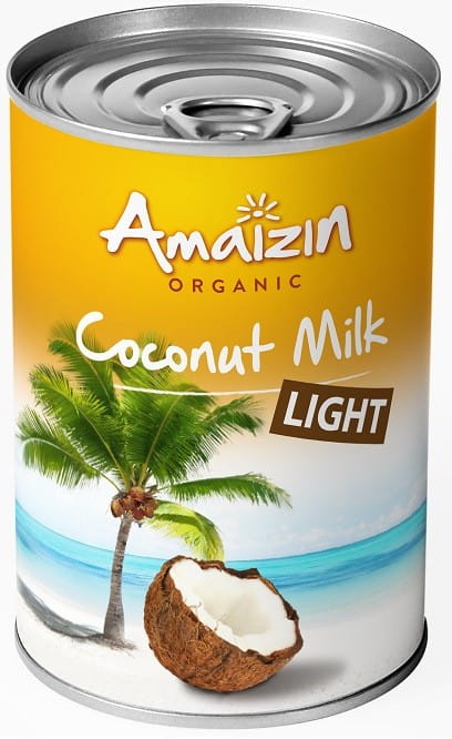 Boisson légère à la noix de coco - lait de coco (9% de matières grasses) BIO 400 ml - AMAIZIN