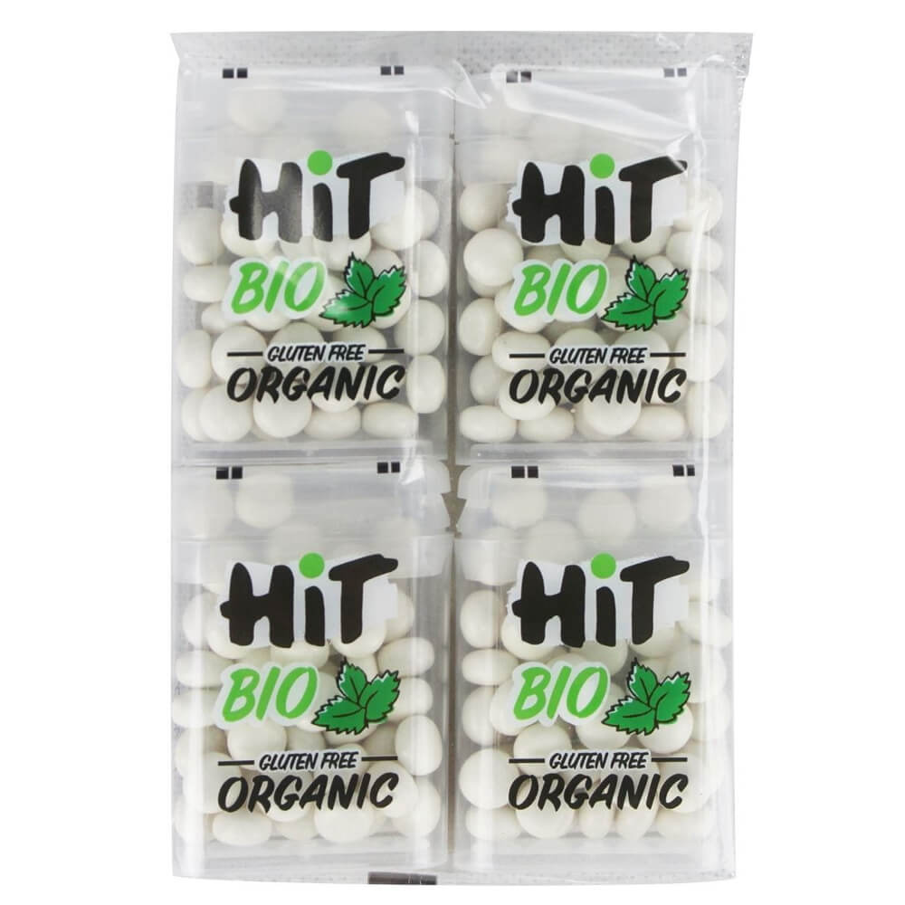 Dragées sans gluten goût menthe BIO 4 x 15 g - HIT