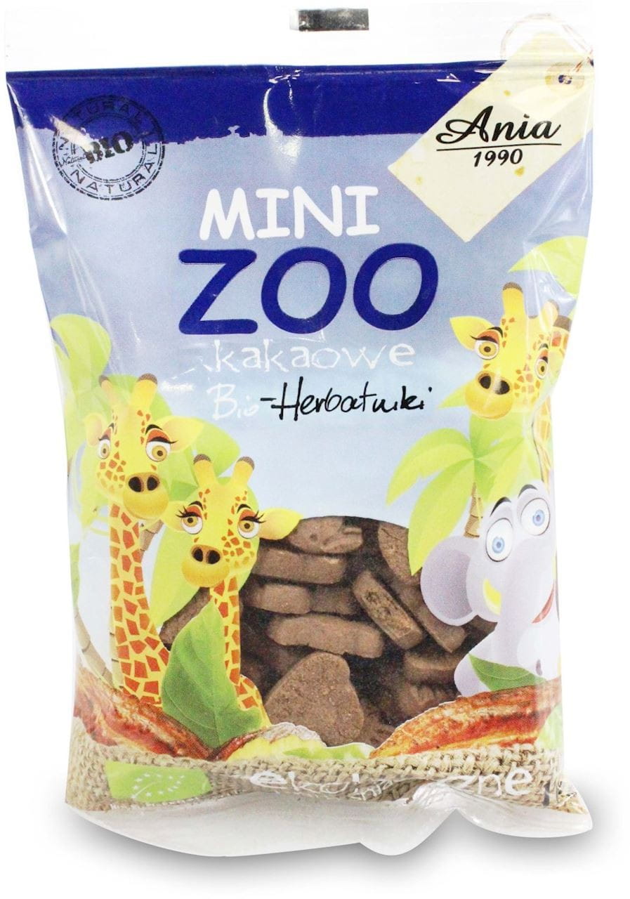 Biscuits mini zoo au cacao BIO 100 g - BIO ANIA