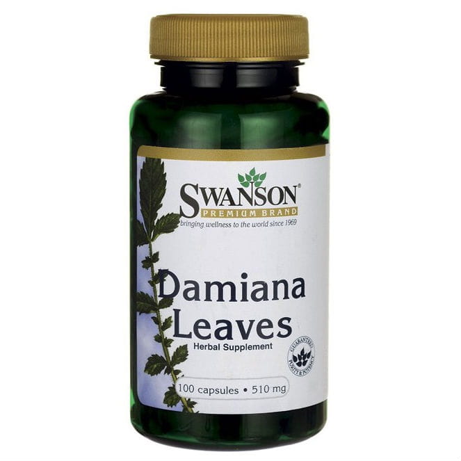 Damiana feuille feuilles de damiana 510mg 100 gélules SWANSON