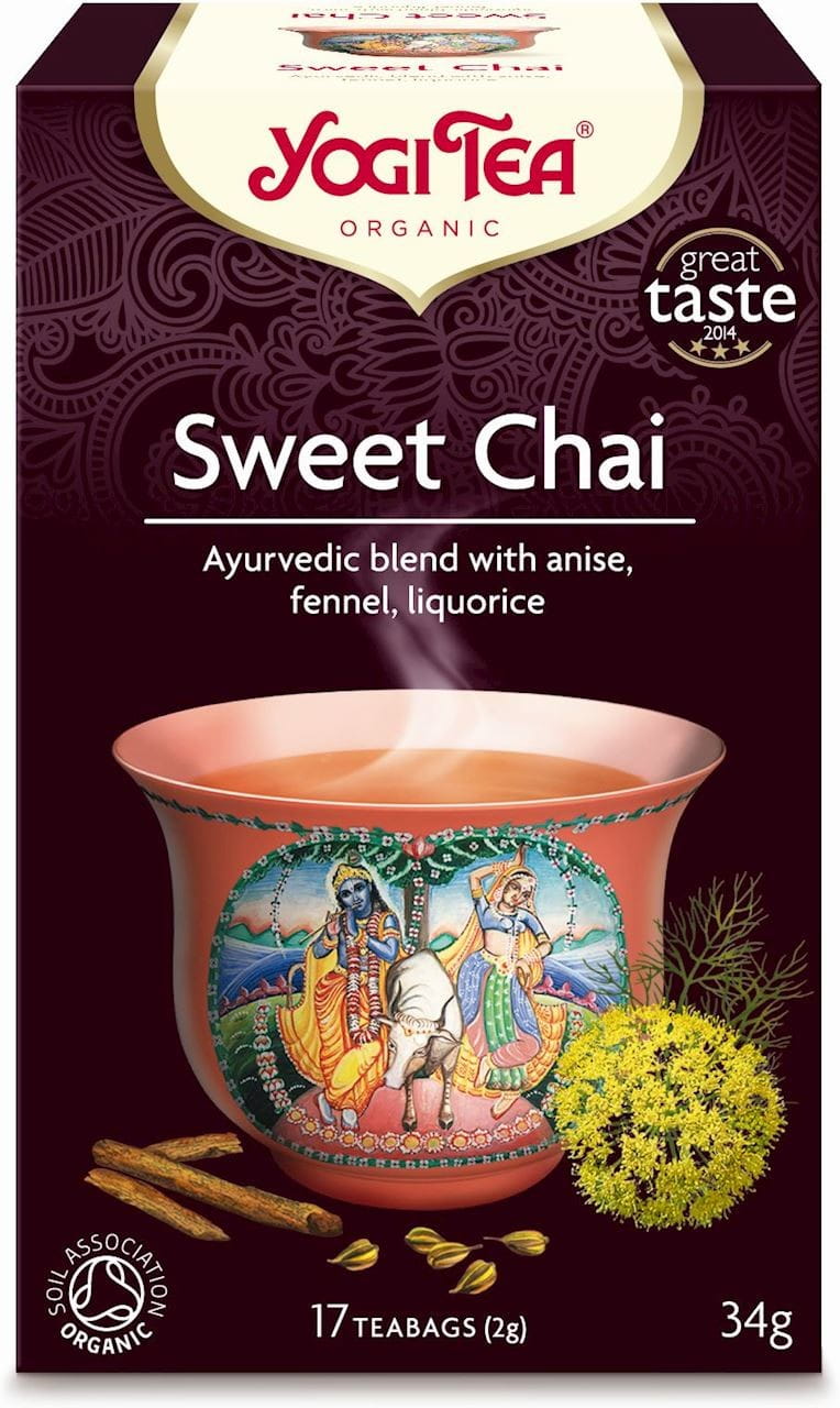 Thé chai sucré (sweet chai) BIO (17 x 2 g) 34 g - YOGI TEA