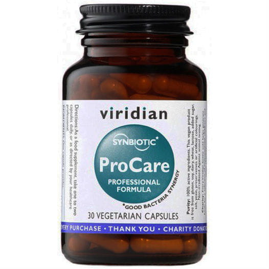 Synbiotic procare formule professionnelle 30 gélules VIRIDIAN