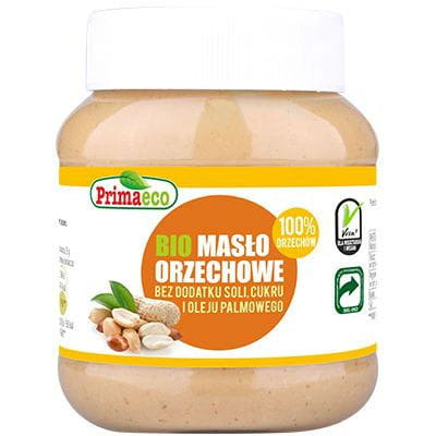 Crème de cacahuètes sans sel ni sucre ajouté BIO 360 g - PRIMAECO