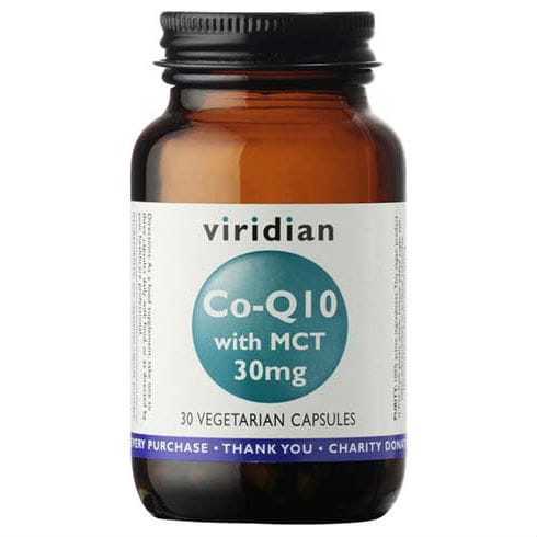 Coenin q - 10 30mg avec MCT co - Q10 avec MCT 30mg 30 gélules VIRIDIAN