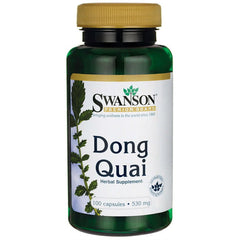 Dong quai 530mg ginseng blanc 100 gélules de SWANSON