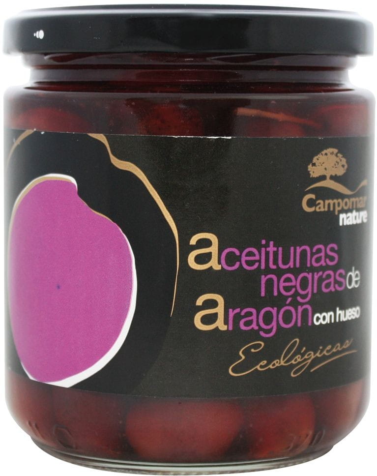 Olives noires au noyau BIO 350 g - CAMPOMAR NATURE