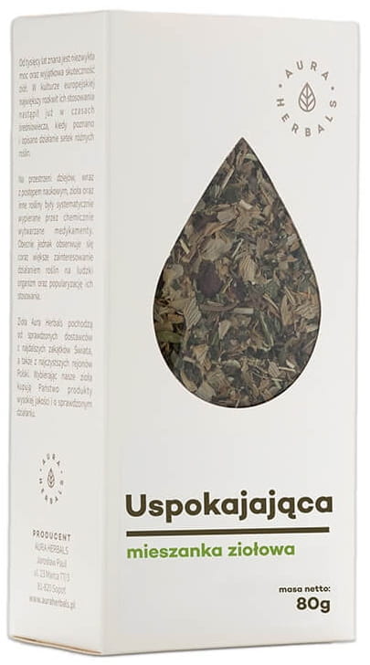 Mélange d'herbes de thé calmant 80g AURA HERBALS