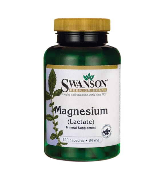 Lactate de magnésium 84mg lactate de magnésium 120 gélules SWANSON