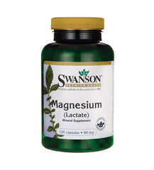 Lactate de magnésium 84mg lactate de magnésium 120 gélules SWANSON