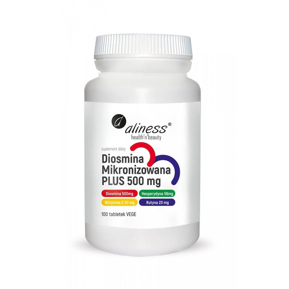 Diosmine micronisée plus hespéradine Vitamine C rutine 500 MG 100 comprimés ALINESS