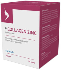 F - collagène zinc collagène 5000mg + zinc 10mg 30 portions 151g FORMEDS