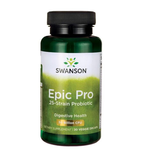 Epic pro 25 souche probiotique dr 30 gélules végétales SWANSON