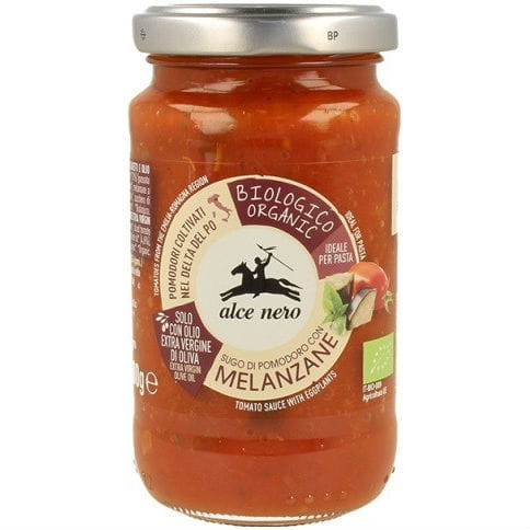 Sauce tomate aux aubergines grillées BIO 200 g - ALCE NERO