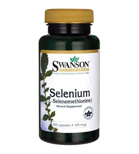 Sélénium sélectionner sélénométhionine 100mcg sélénium 200 gélules SWANSON