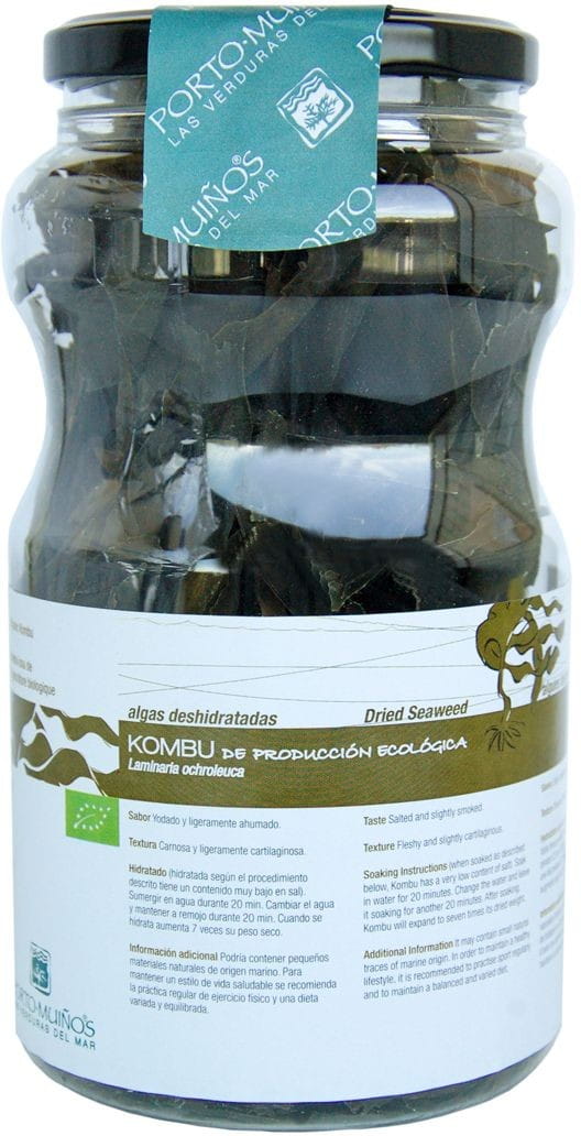 Algues marines séchées - kombu BIO 100 g - PORTO MUINOS