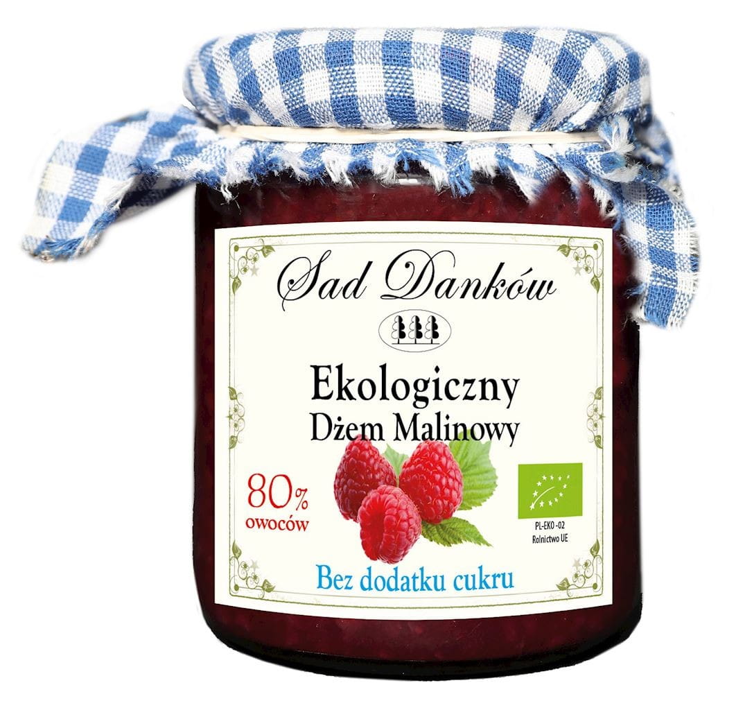 Confiture de framboises sans sucre BIO 260 g - SAD DANKÓW