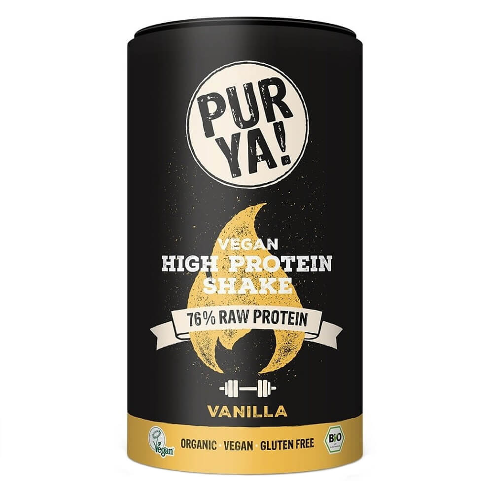 Shake hyperprotéiné en poudre au goût vanille BIO 550g - PUR YA!