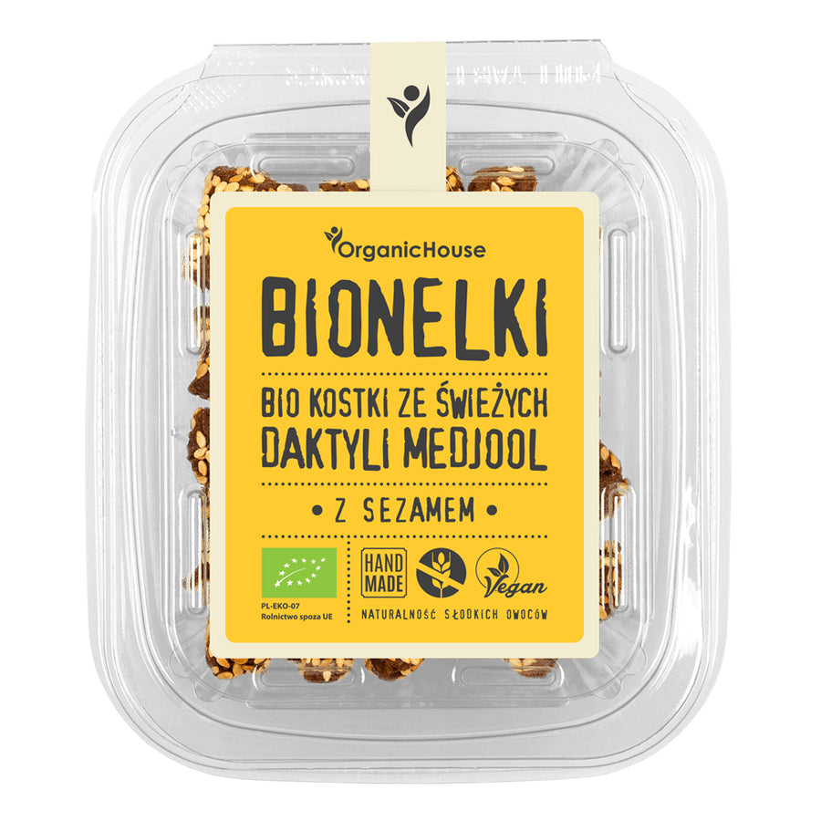 Dattes aux graines de sésame sans gluten BIO 80 g - BIONELS