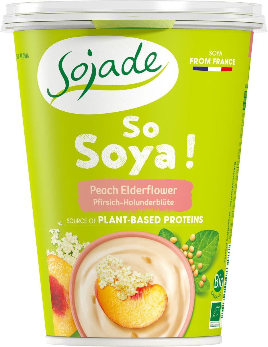 Produit pêche/soja noir sans BIO 400 g - SOJADE