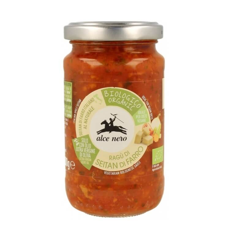 Sauce tomate au seitan et huile d'olive extra vierge BIO 200 g - ALCE NERO