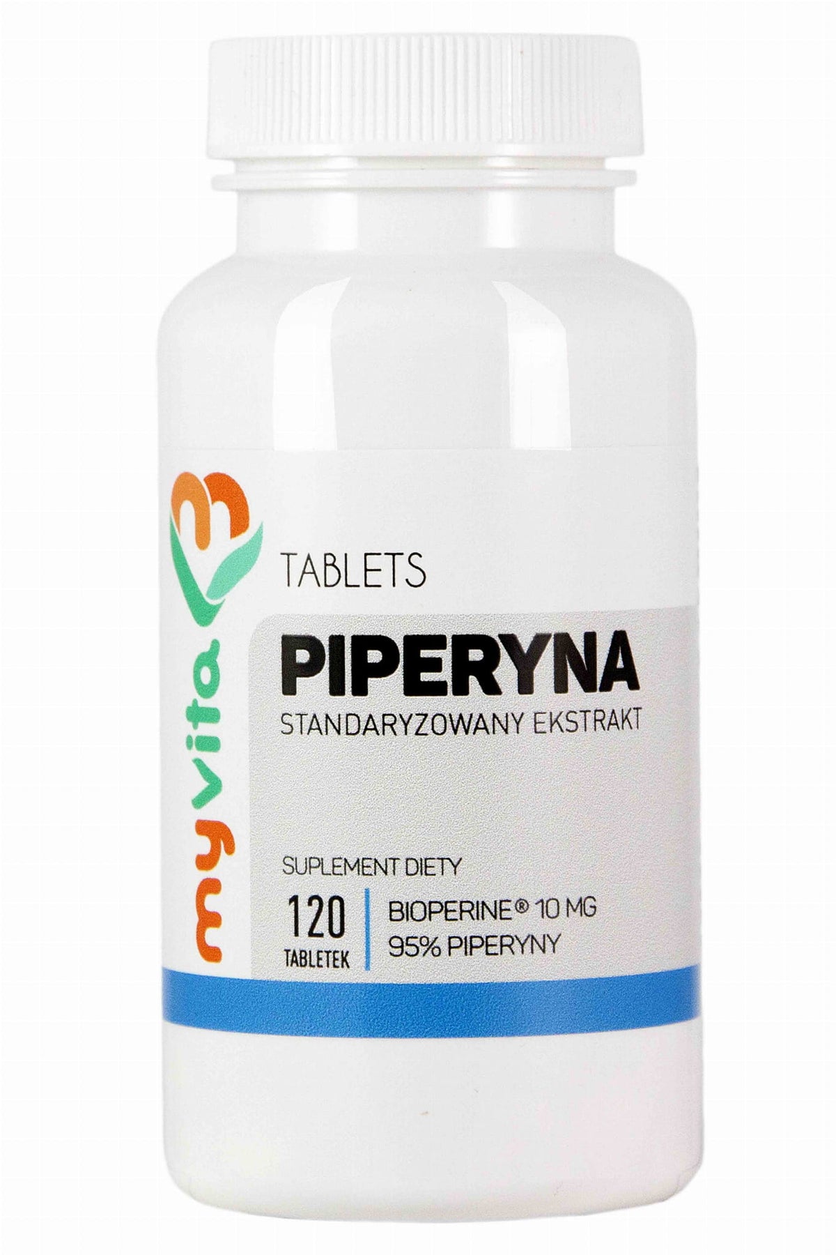 Extrait de pipérine 10mg bioperine 120 comprimés MYVITA
