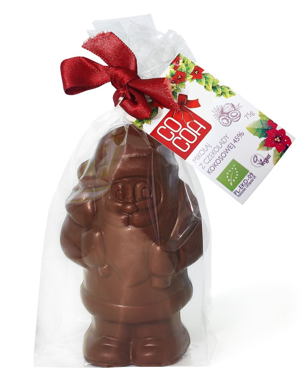 Chocolat Coco Père Noël 45% BIO 75 g - CACAO