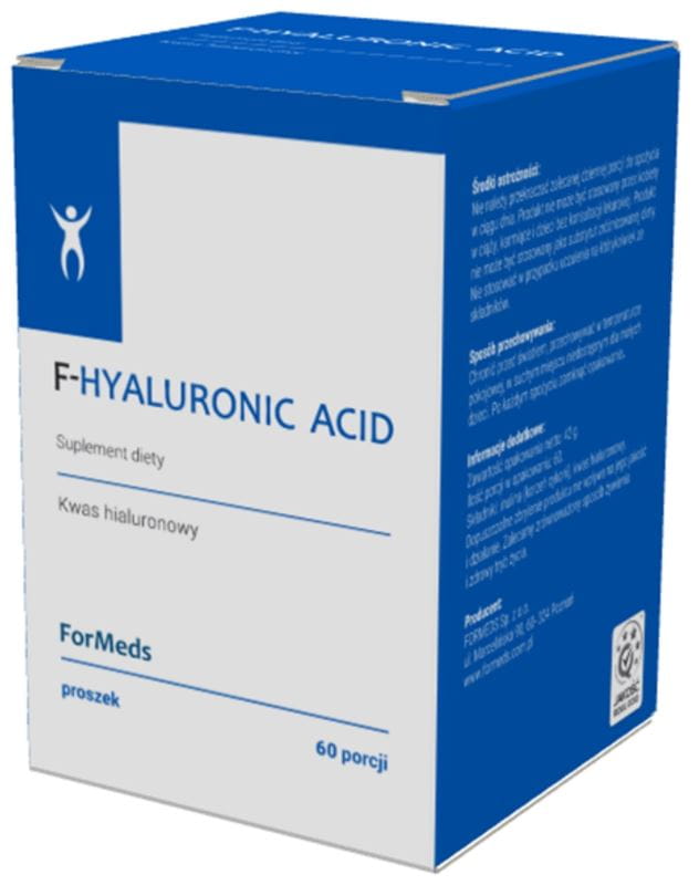 F - acide hyaluronique acide hyaluronique 200mg 60 portions 42g FORMEDS