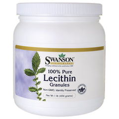 Lécithine en granulés 100% pure lécithine en granulés 454g SWANSON