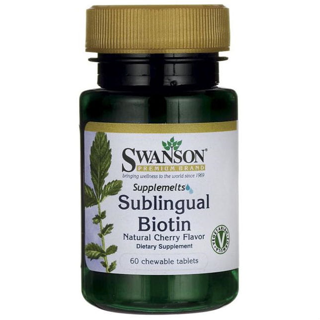 Biotine 2500mcg sublingual bioTIN 60 pastilles SWANSON
